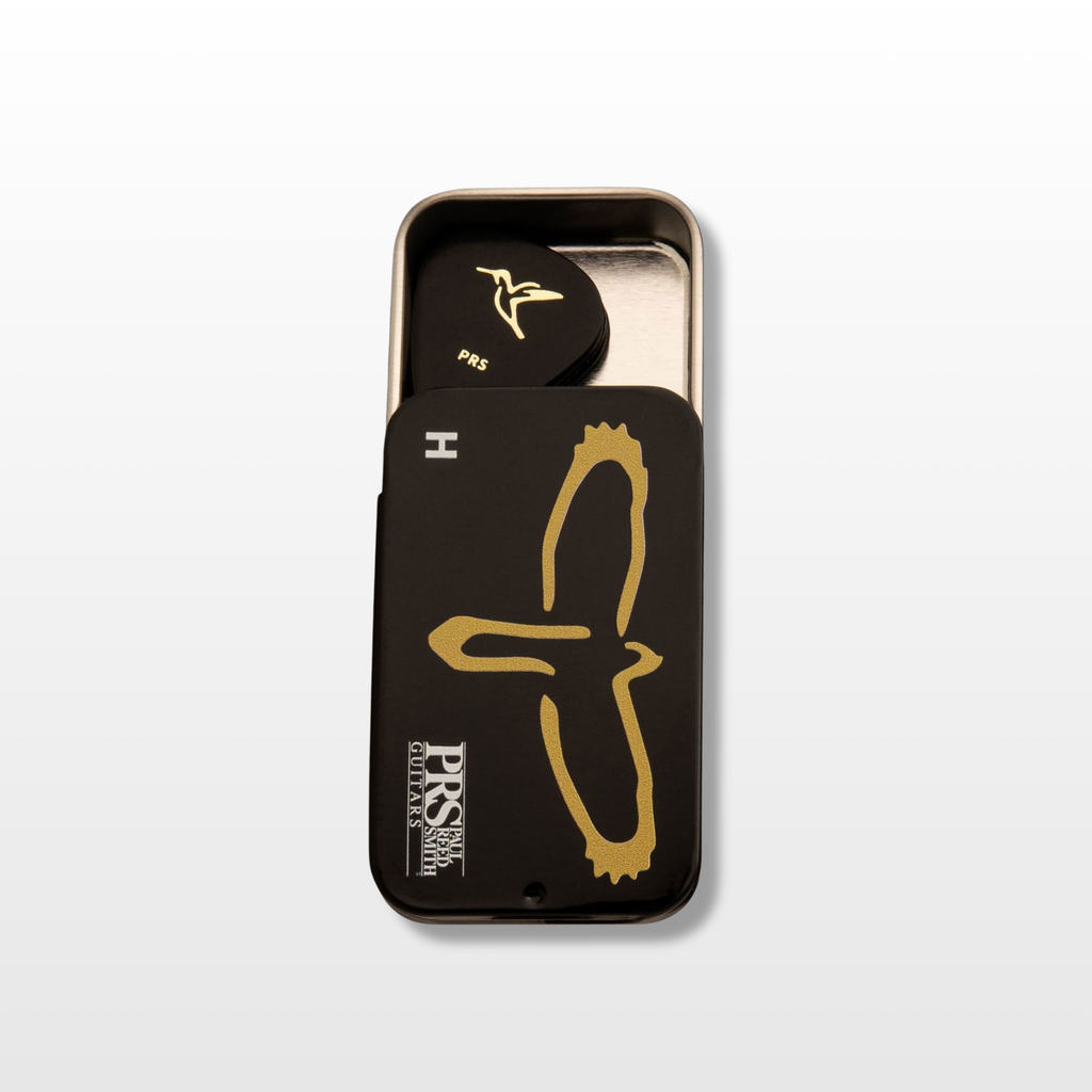 PRS Gold Birds علبة ريش جيتار متنوعة سميكة (12)