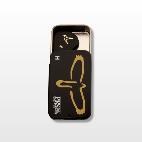 PRS Gold Birds Assorted Picks Tin Heavy (12)