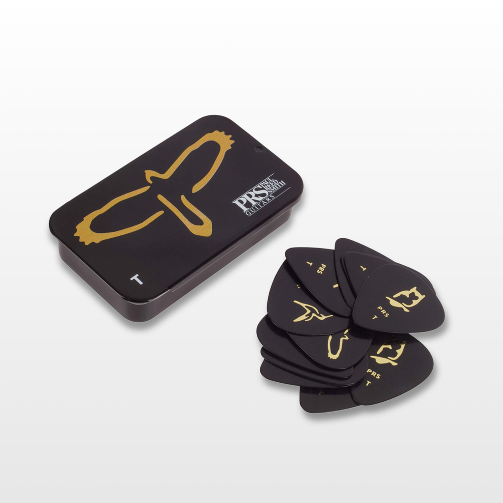 PRS Gold Birds Assorted Picks Thin (12)