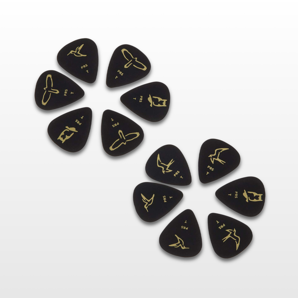 PRS Gold Birds Assorted Picks Thin (12)