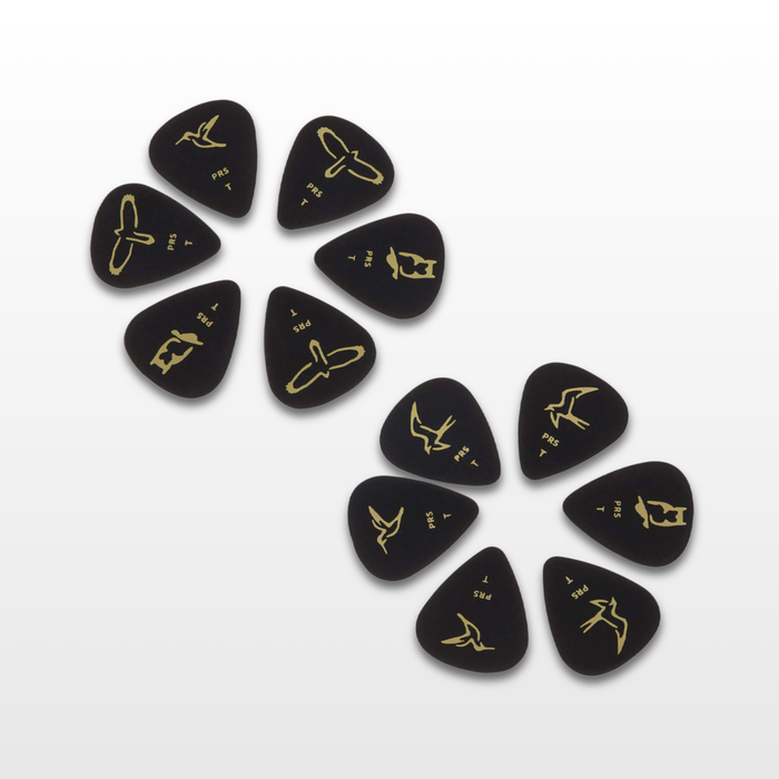 PRS Gold Birds Assorted Picks Thin (12)