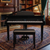 Artesia Piano Bench Vinyl Laminated Cabinet, Satin Rosewood