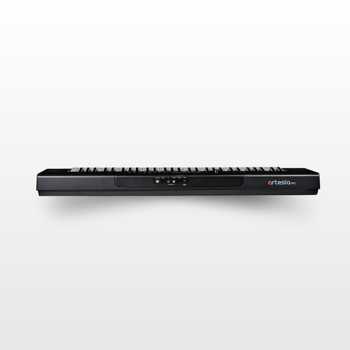 A-61 Semi-Weighted 61-Key Black Keyboard