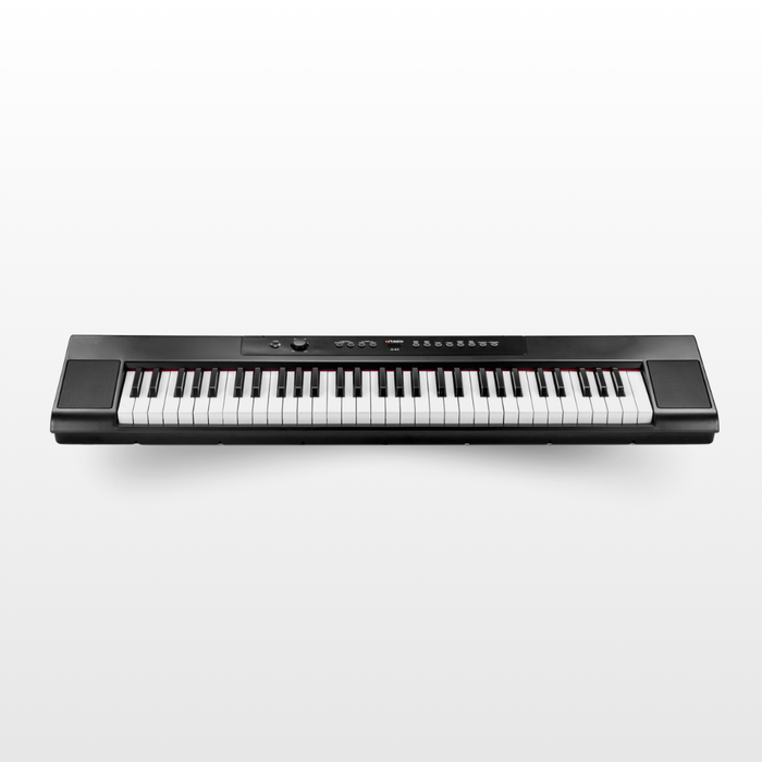 A-61 Semi-Weighted 61-Key Black Keyboard