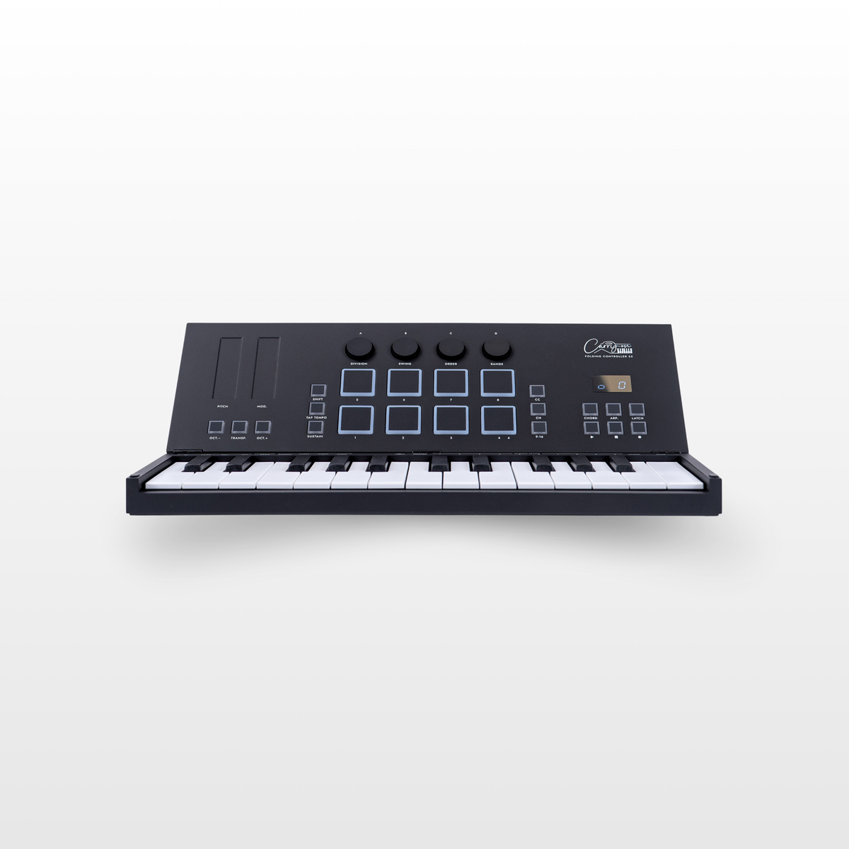 Carry-on Folding MIDI Controller, Black
