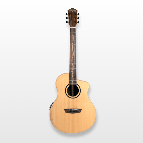 Washburn Bella Tono Suprema Electro-Acoustic Guitar, Natural
