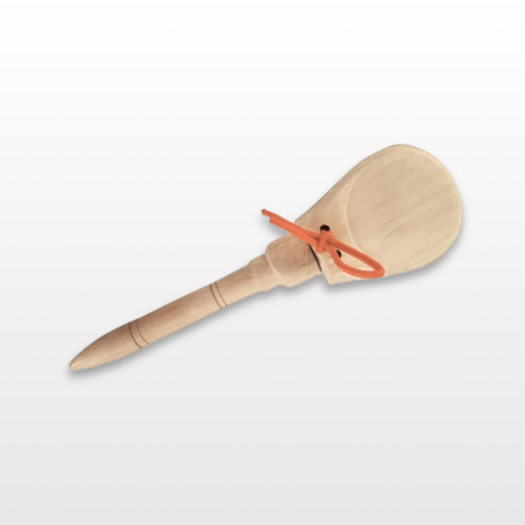 Stagg 3 Wooden Castanets with Handle