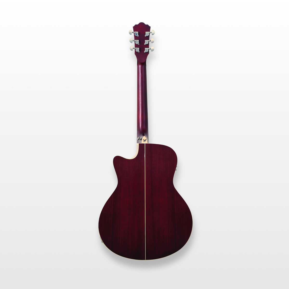 Washburn Deep Forest Burl Ace Electro-Acoustic Guitar, Amber Fade