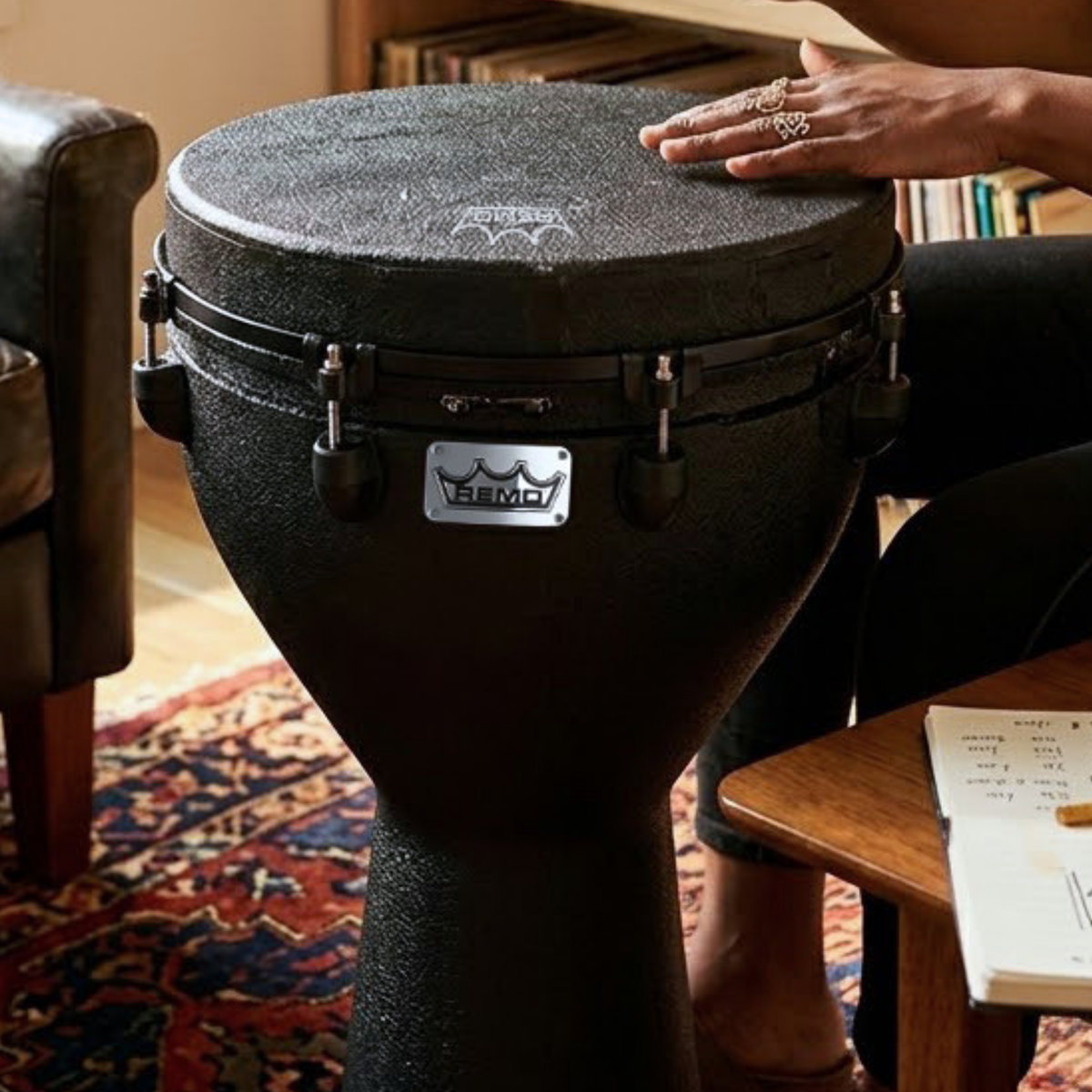Remo Mondo Djembe Black Earth 14"