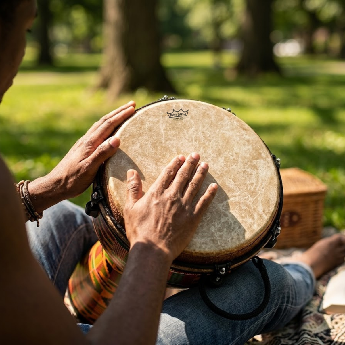 Remo Mondo Djembe Kintekloth 14"