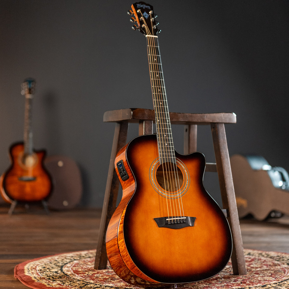 Washburn Comfort Electro Acoustic Guitar, Desert Sunset