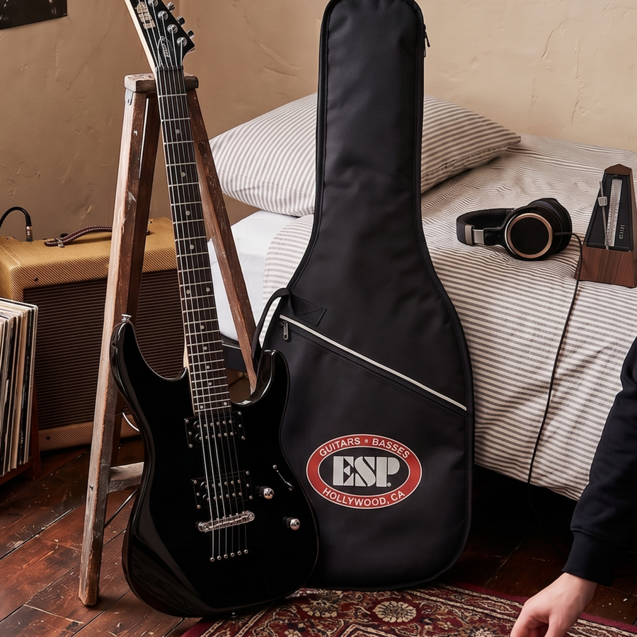 ESP LTD M Series Pack Electric Guitar, Black
