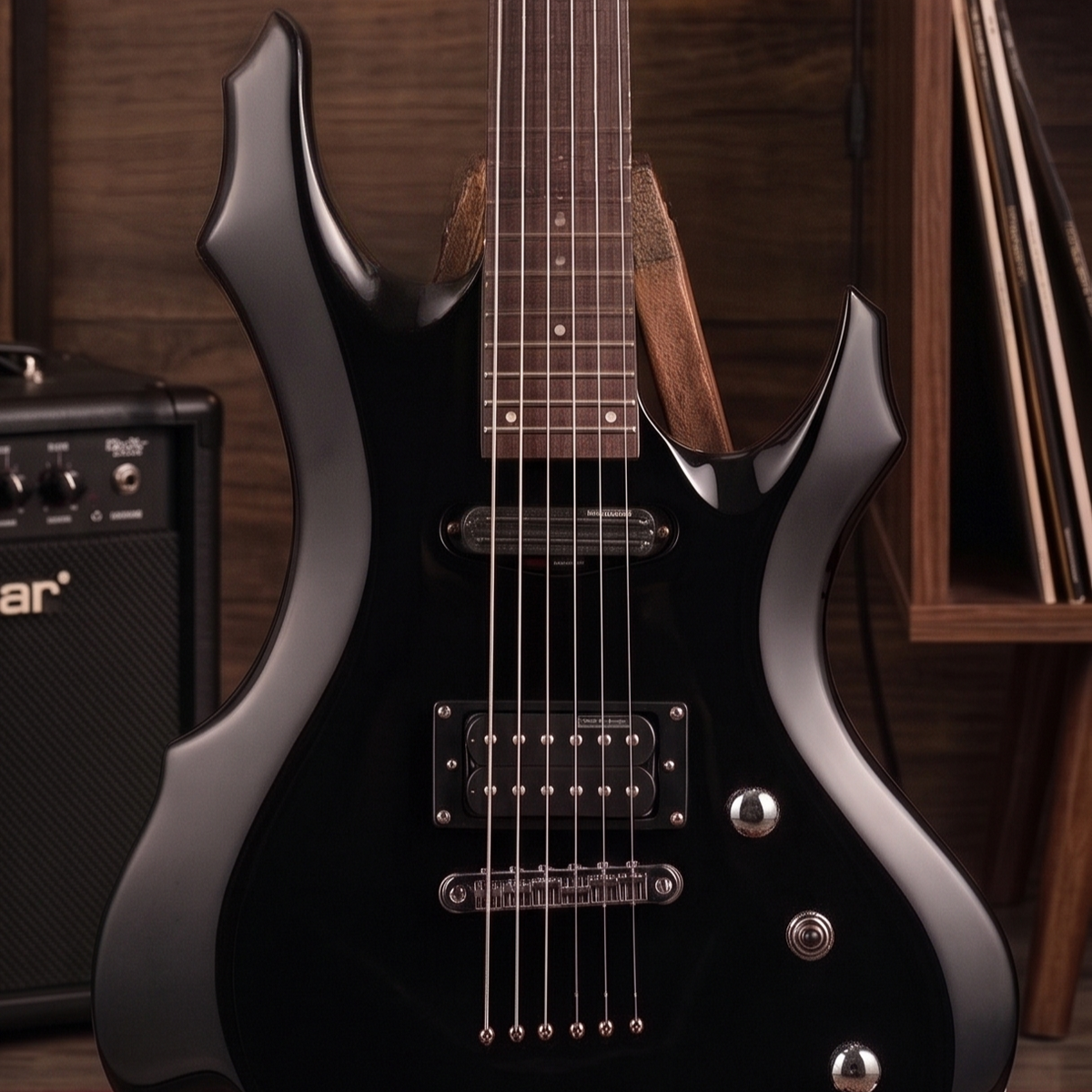ESP LTD F-10 Electric Guitar, Black