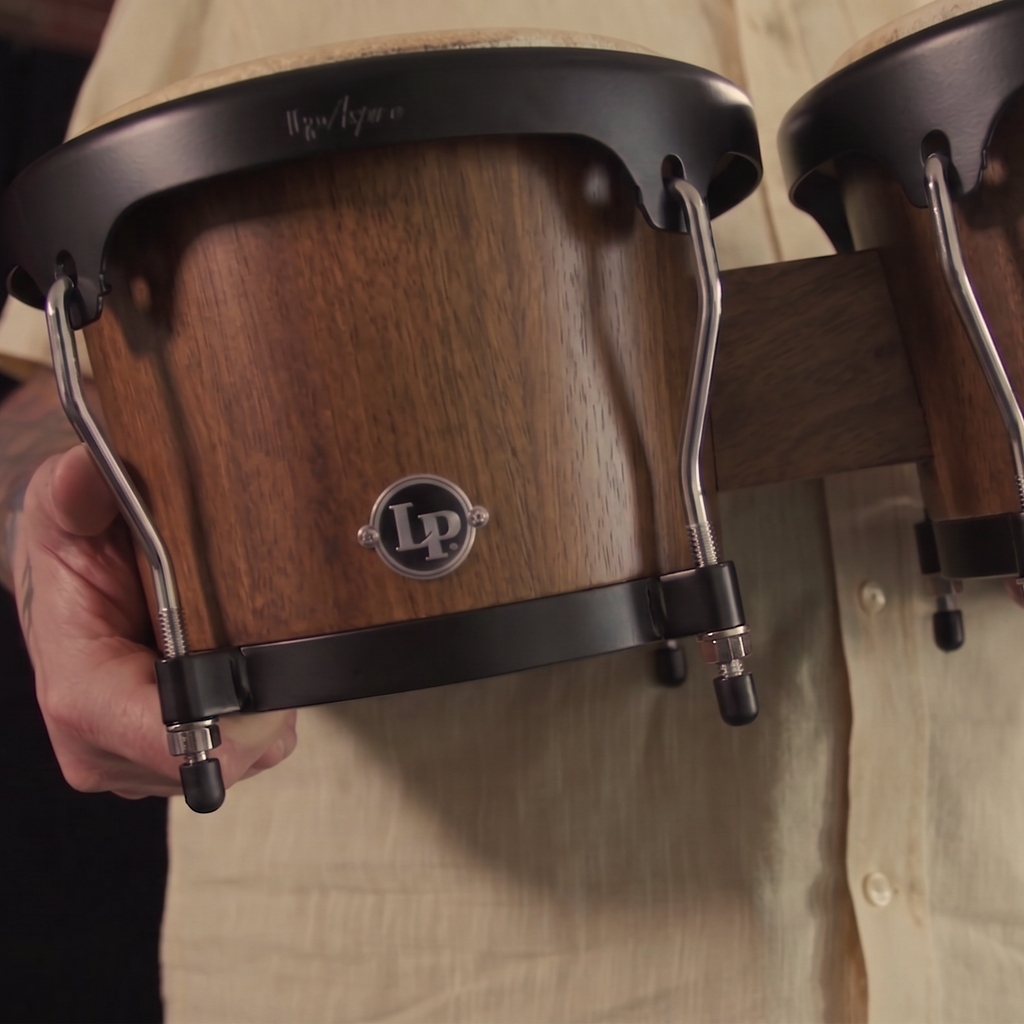 LP Aspire 6-3/4″ & 8″ Bongos, Walnut