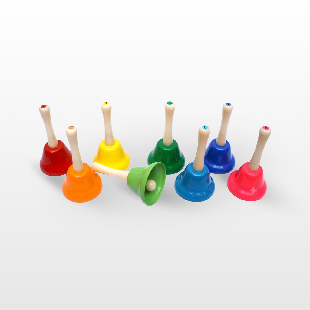Stagg Handbell Set (8-Note), Color Coded