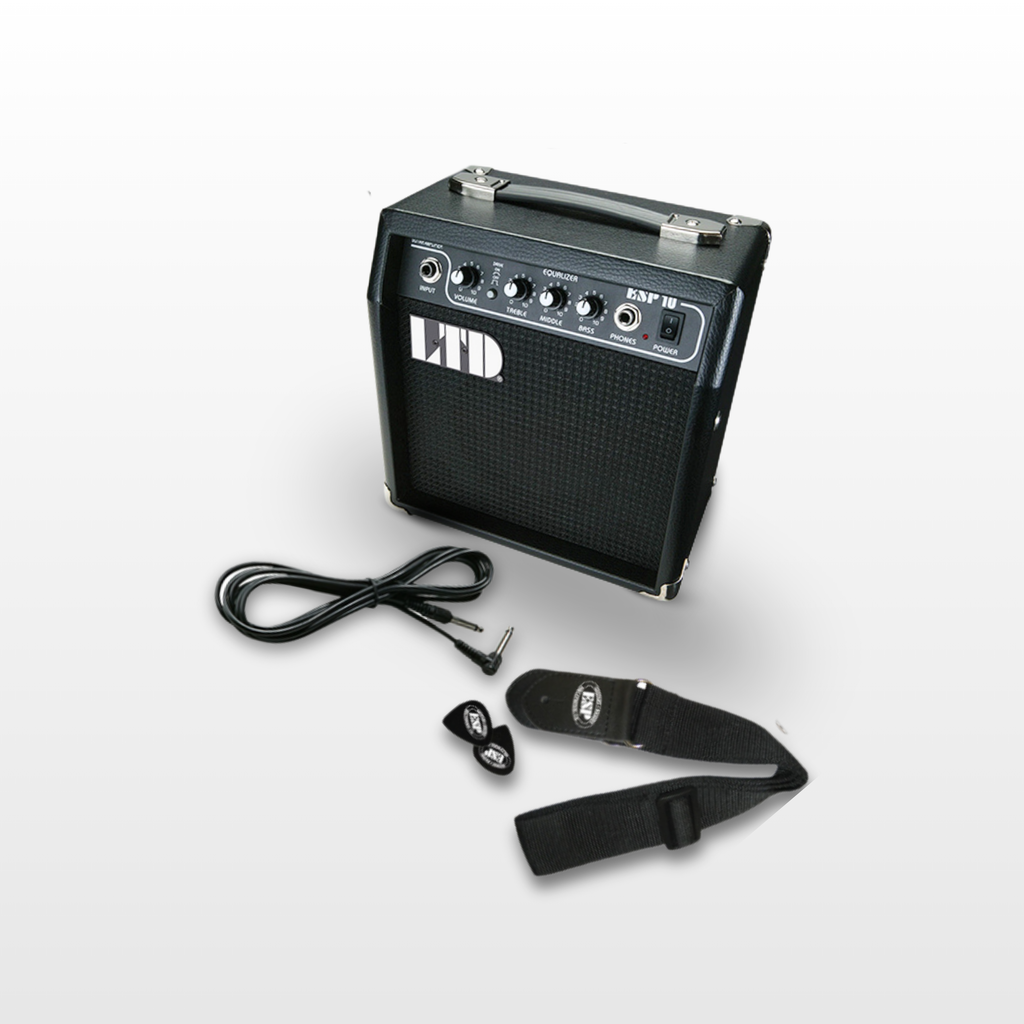 ESP LTD M Series Pack Electric Guitar, Black