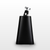 LP 8″ Rock Ridge Rider Cowbell Black