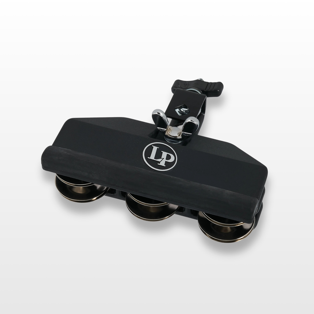 LP Jamblock Tambourine Black