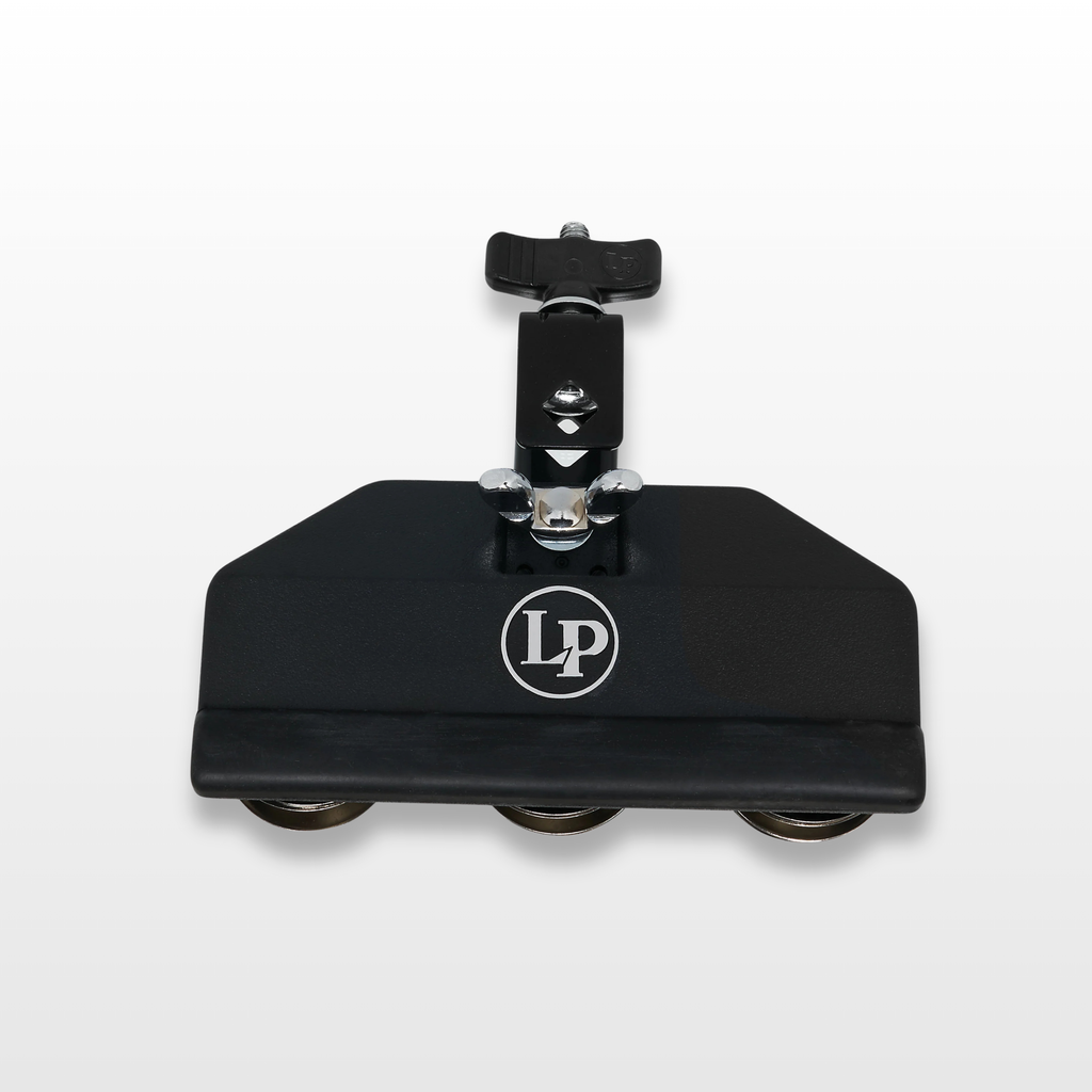 LP Jamblock Tambourine Black