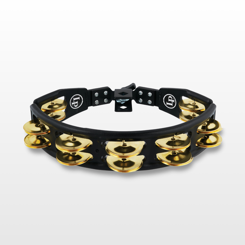 LP Cyclops Mounted Brass Tambourine, Black