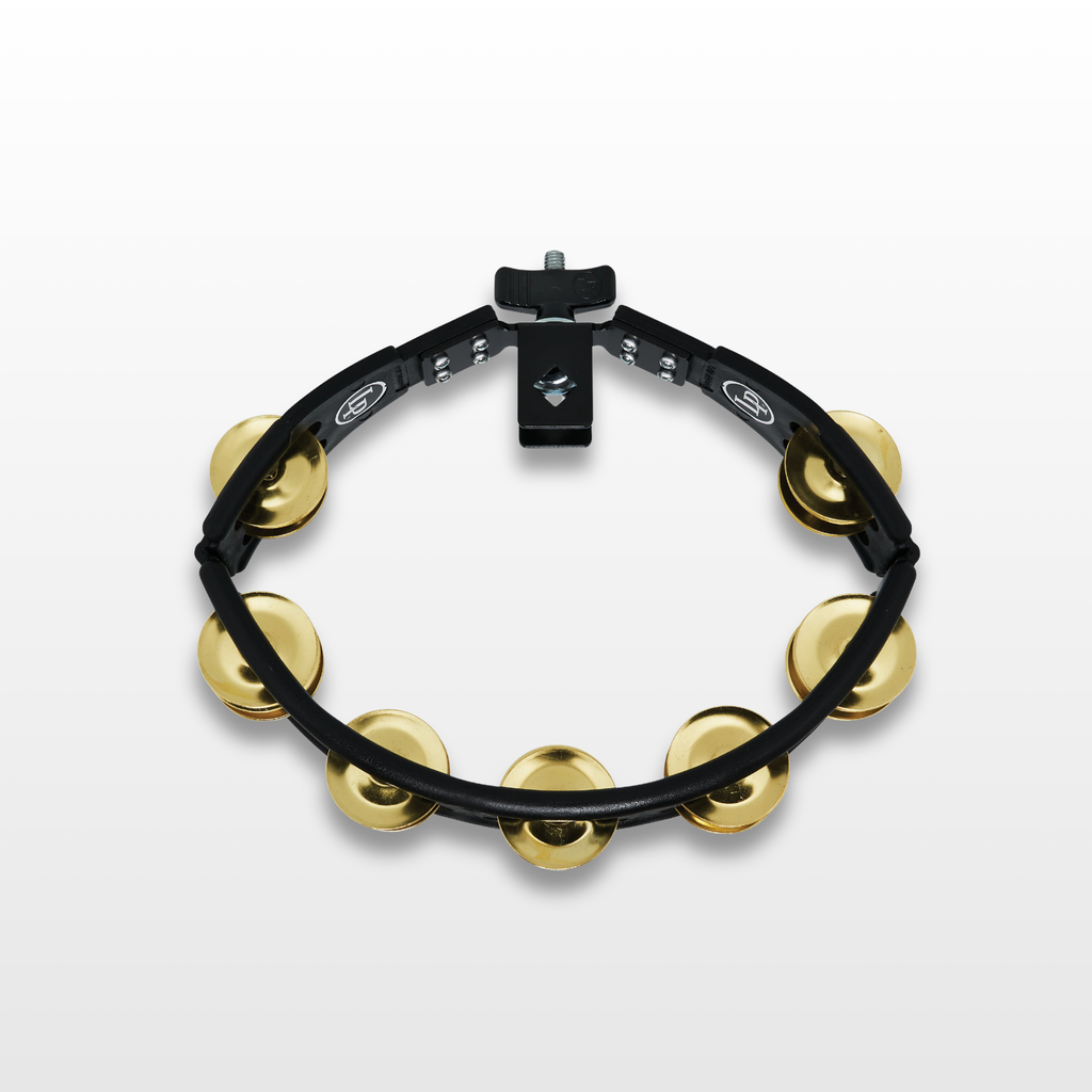 LP Cyclops Mounted Brass Tambourine, Black