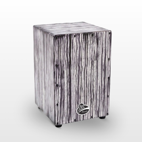 LP Aspire Accent Cajon White Streak
