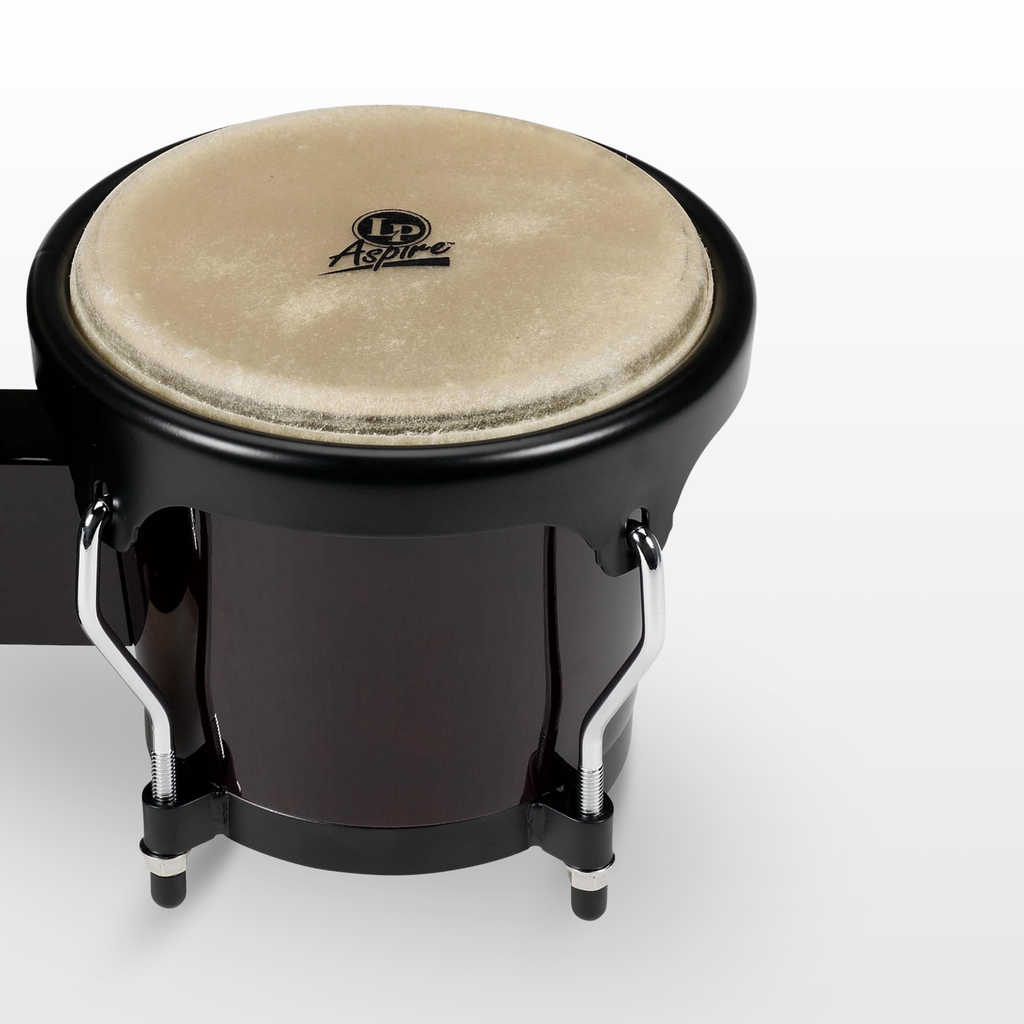 LP Aspire 6-3/4″ & 8″ Bongos, Dark Wood