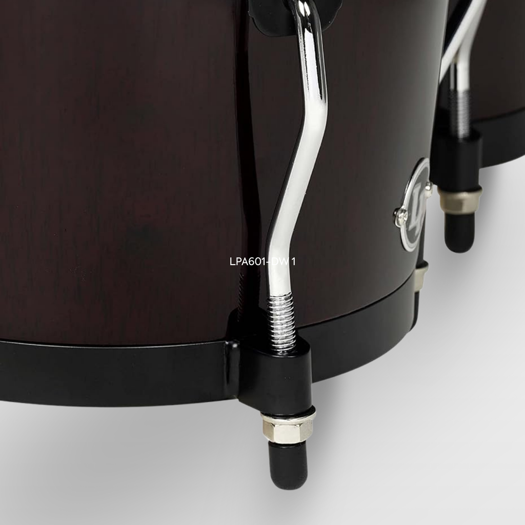 LP Aspire 6-3/4″ & 8″ Bongos, Dark Wood