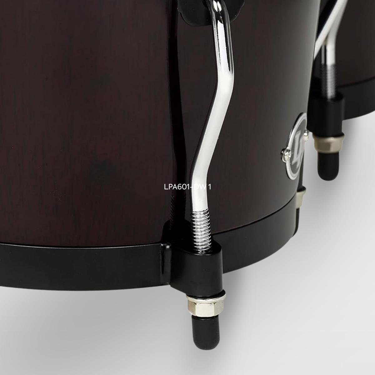 LP Aspire 6-3/4″ & 8″ Bongos, Dark Wood