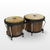 LP Aspire 6-3/4″ & 8″ Bongos, Walnut