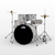 PDP Center Stage 5pc Drum Kit Diamond White Sparkle