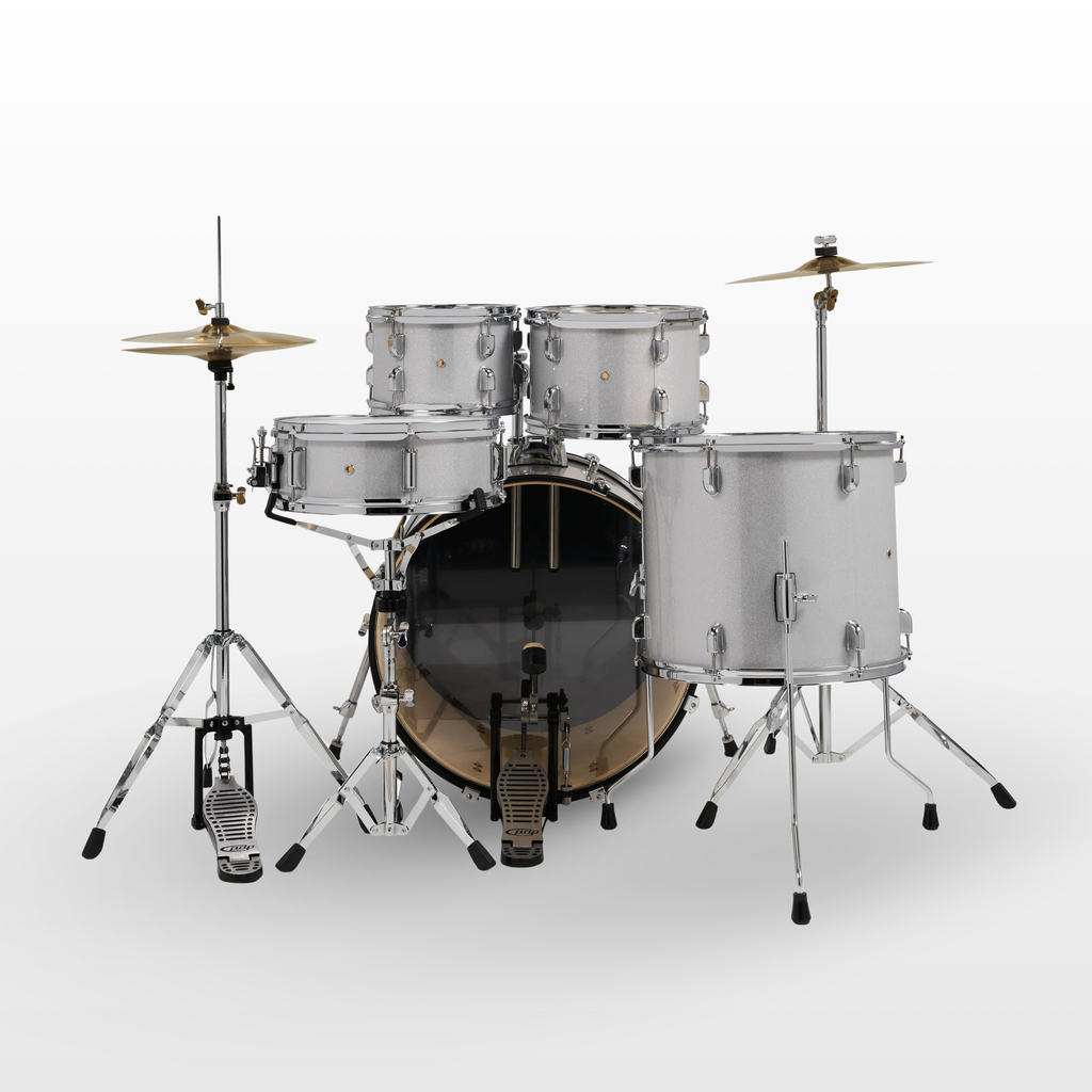 PDP Center Stage 5pc Drum Kit Diamond White Sparkle