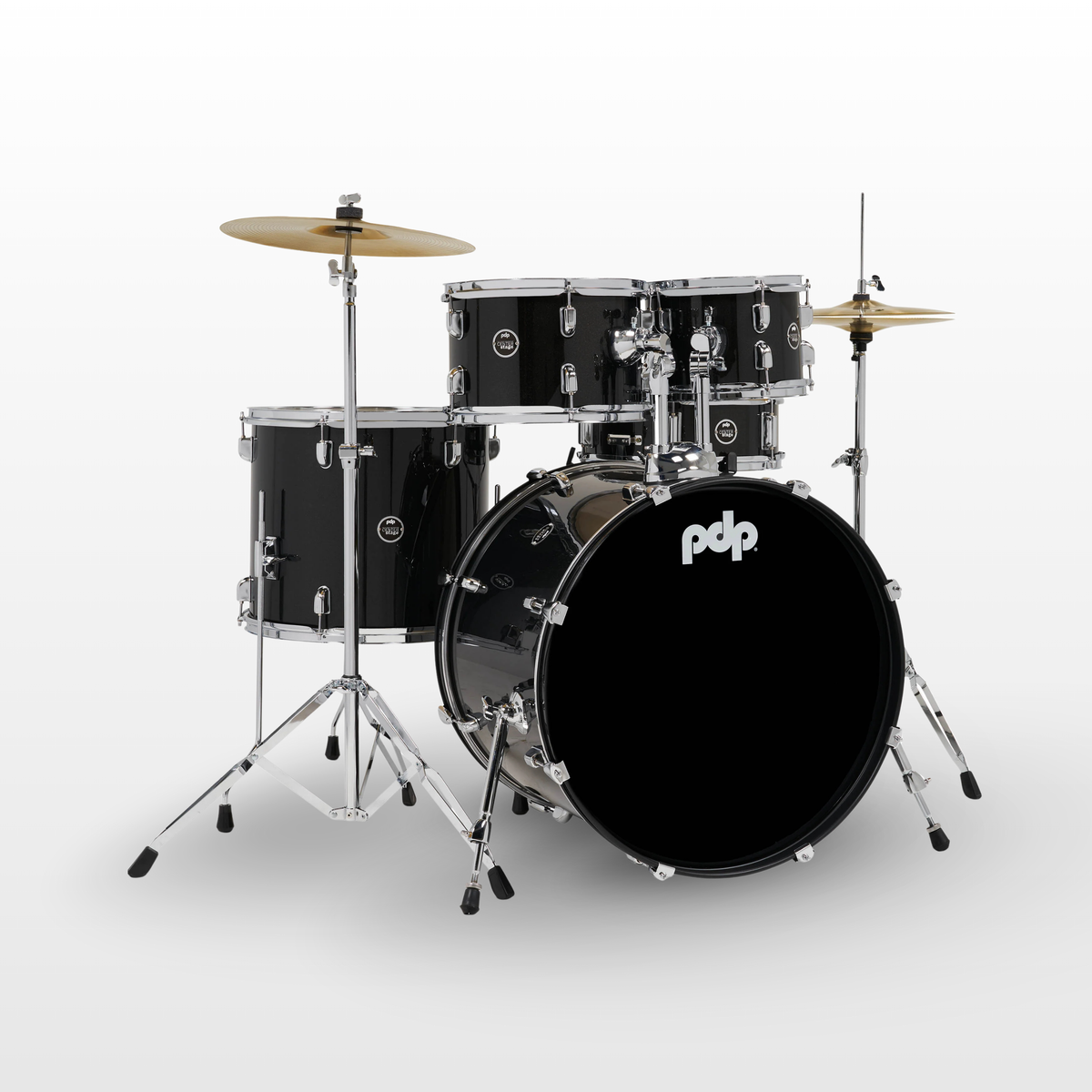 PDP Center Stage 5pc Drum Kit, Iridescent Black Sparkle