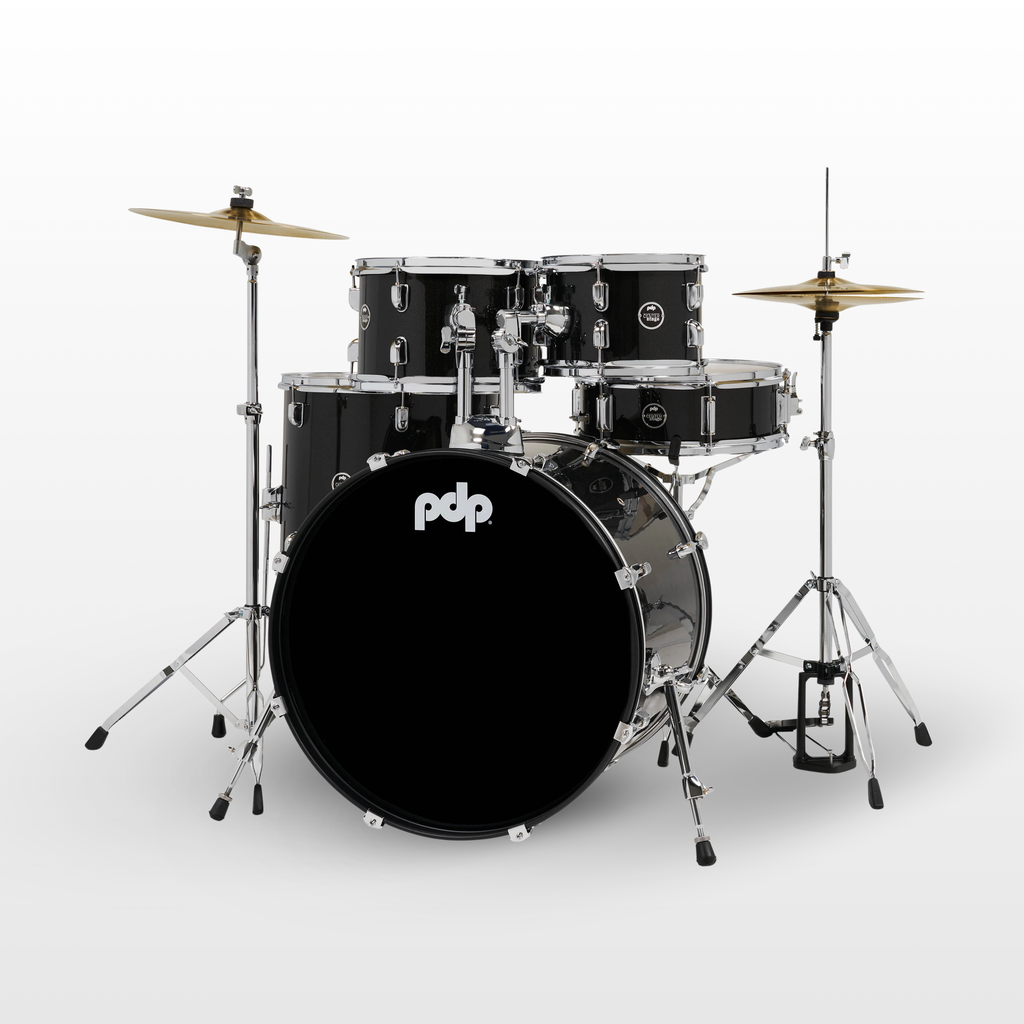 PDP Center Stage 5pc Drum Kit, Iridescent Black Sparkle