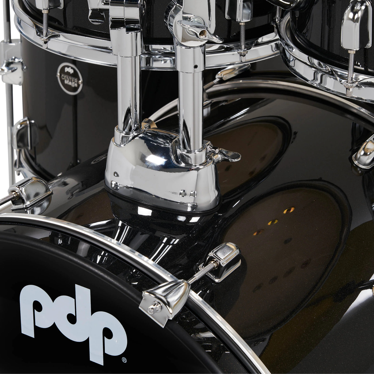 PDP Center Stage 5pc Drum Kit, Iridescent Black Sparkle