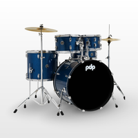 PDP Center Stage 5pc Drum Kit, Royal Blue Sparkle