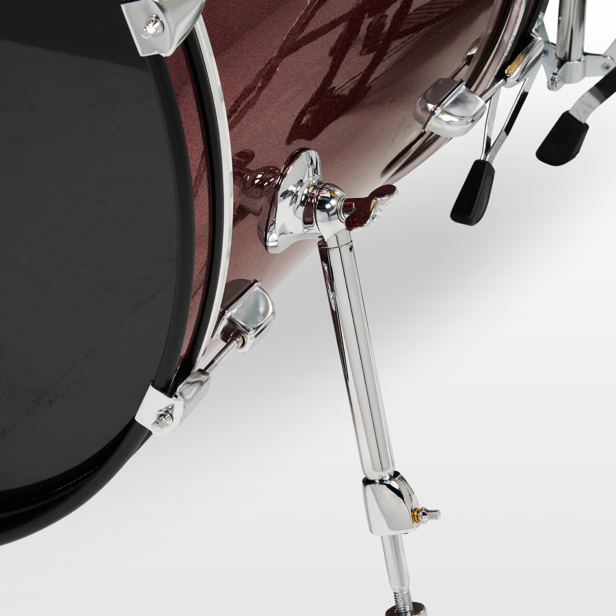 PDP Center Stage 5pc Drum Kit Ruby Red Sparkle Finish