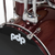 PDP Concept Maple 5pc Shell Pack Red to Black Fade Lacquer