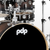 PDP Concept Maple 5pc Shell Pac, Satin Charcoal Burst Lacquer