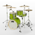 PDP New Yorker 4pc Shell Pack, Electric Green Sparkle