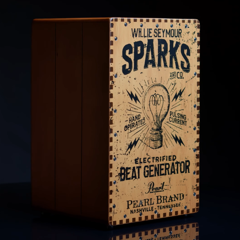 Pearl Primero Electric Cajon Willie Seymour Sparks