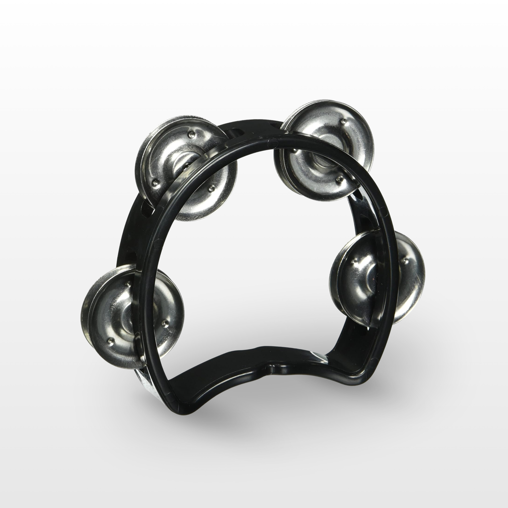 Stagg Mini Tambourine (4-Jingles), Black