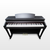 Ringway 88-Keys Digital Piano Oriental Scale, Satin Rosewood