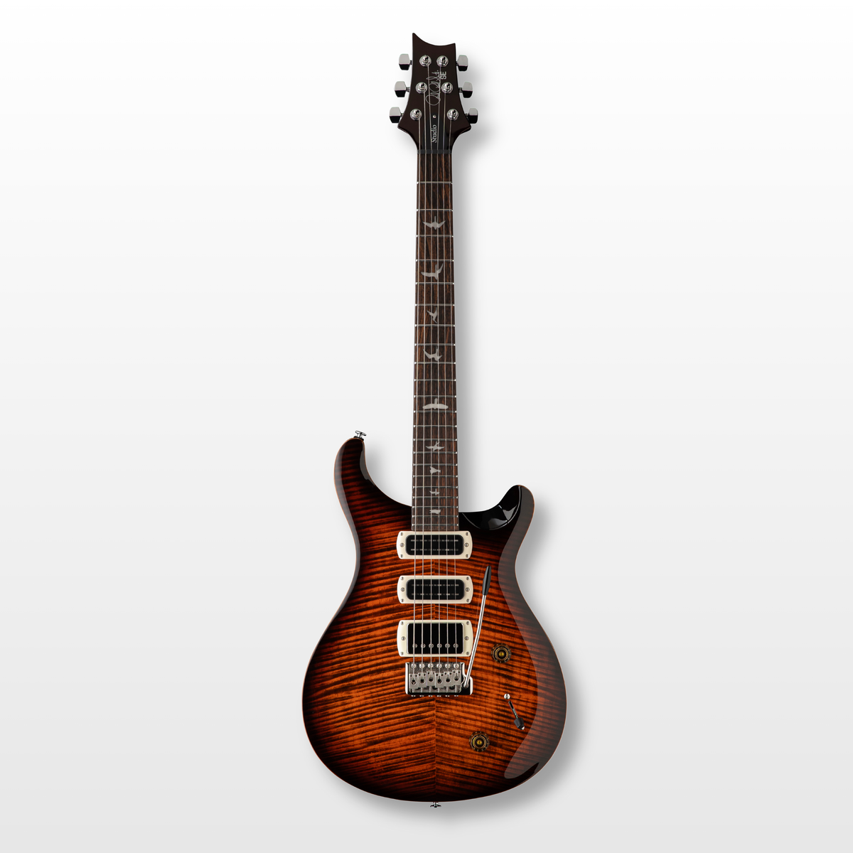 PRS SE Studio Orange Tiger Smokeburst