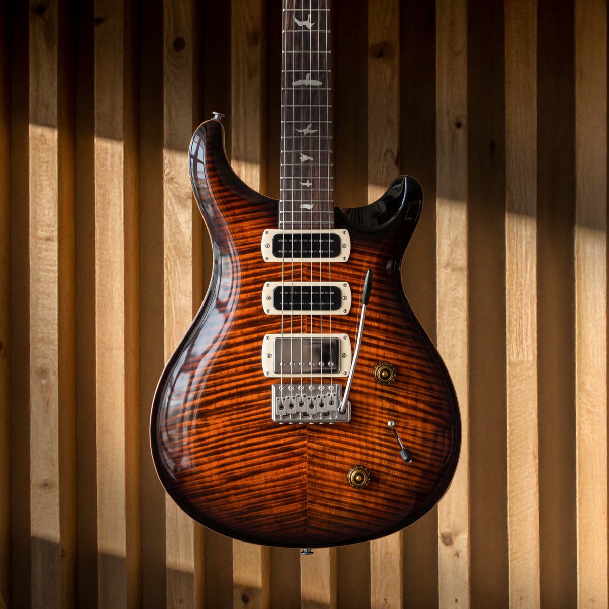 PRS SE Studio Orange Tiger Smokeburst