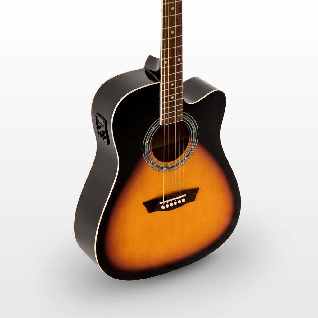 Washburn Vintage Electro-Acoustic Guitar, Vintage Sunburst