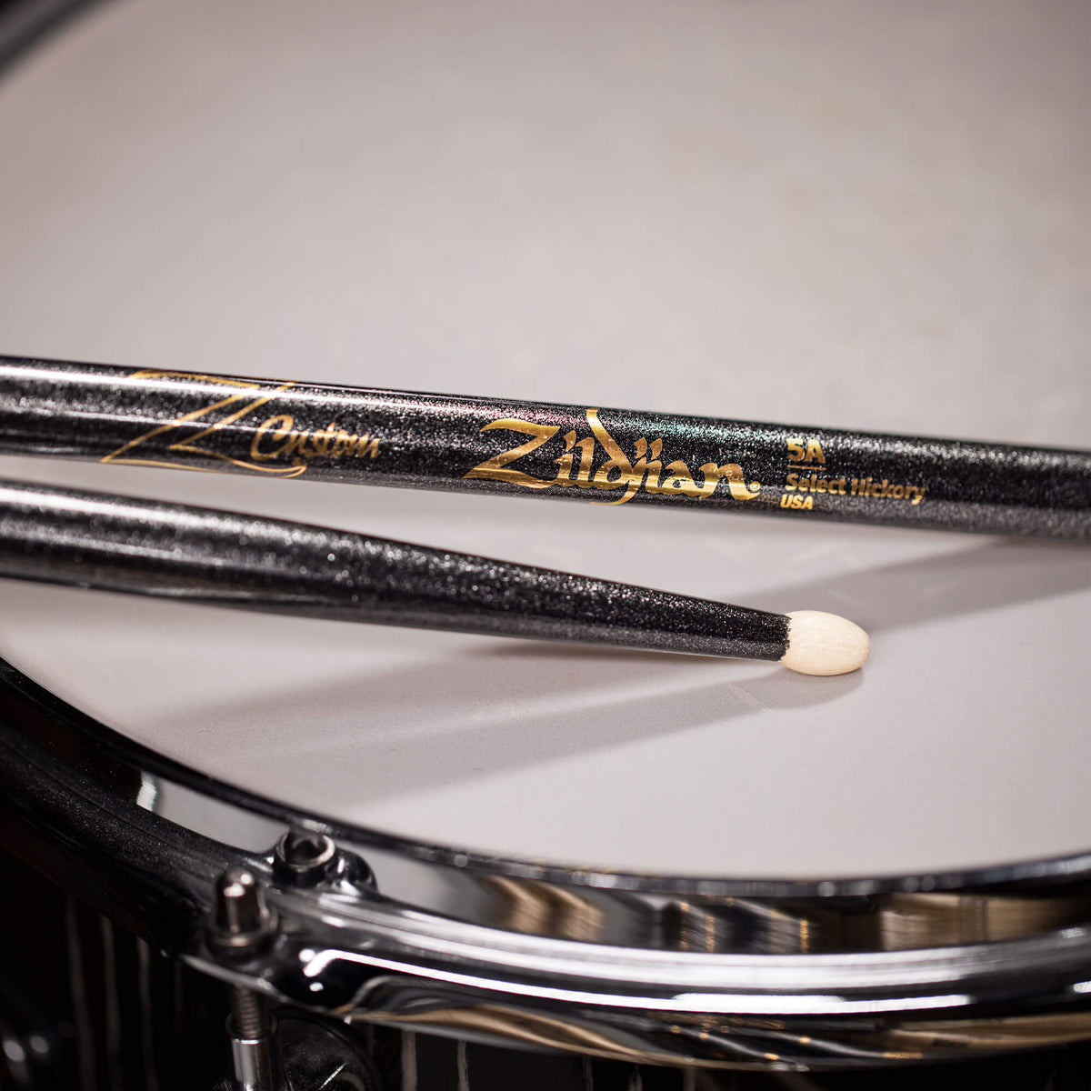 Zildjian Custom LE 5A Drum Sticks, Black Chroma