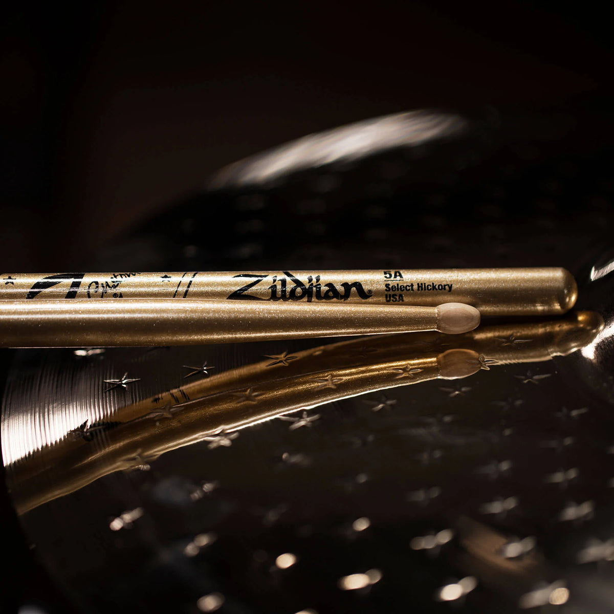 Zildjian Custom LE 5A Drum Sticks, Gold Chroma