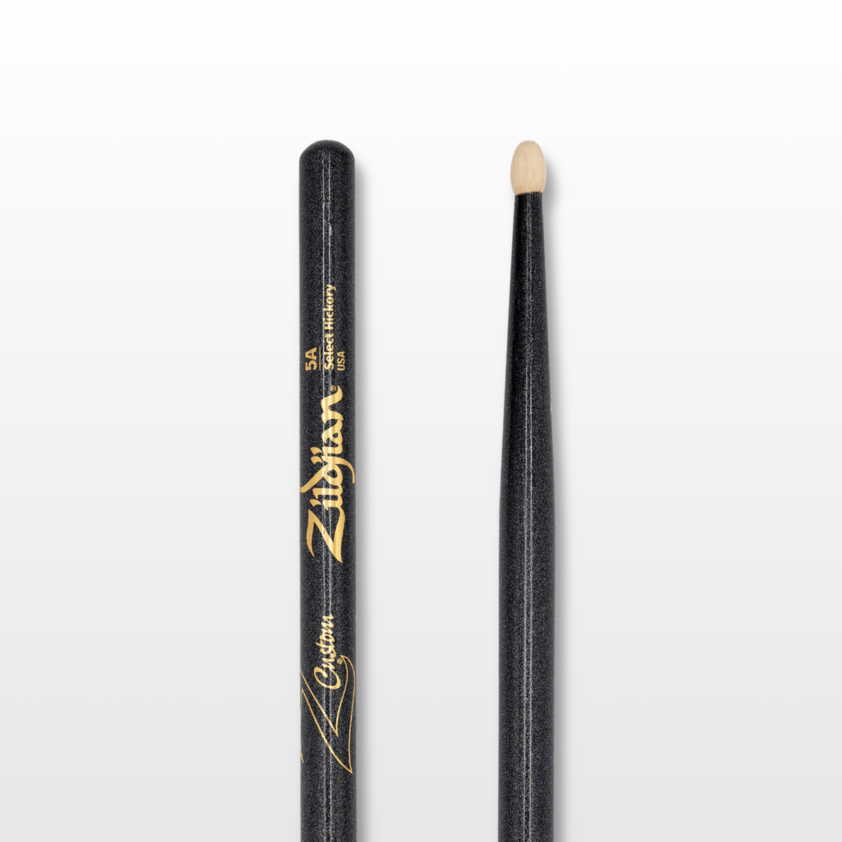 Zildjian Custom LE 5A Drum Sticks, Black Chroma