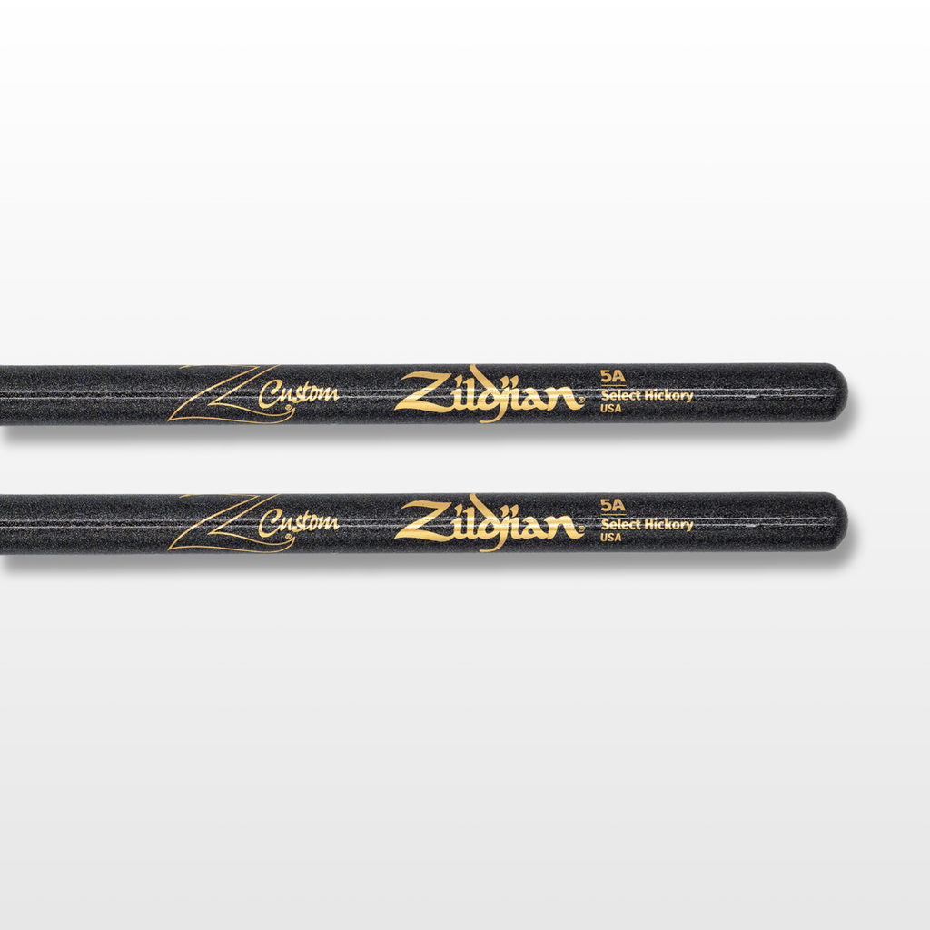 Zildjian Custom LE 5A Drum Sticks, Black Chroma